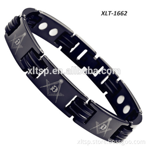 XLT-1662 Laser Your Logo, your name write on bracelet id bracelets